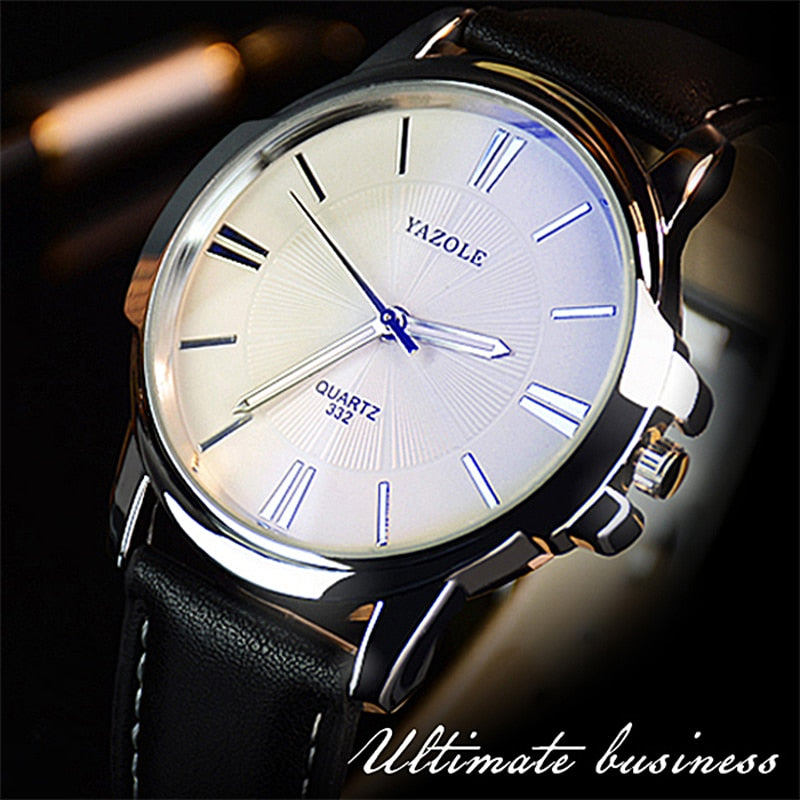 Alphabonix Leather Yazole Watch