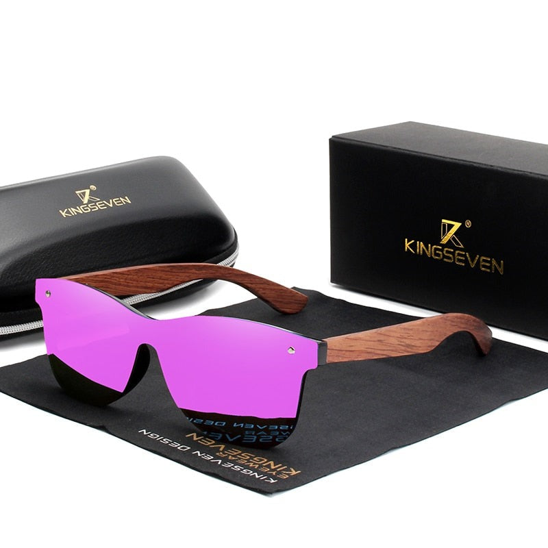 Alphabonix Natural Wooden Sunglasses