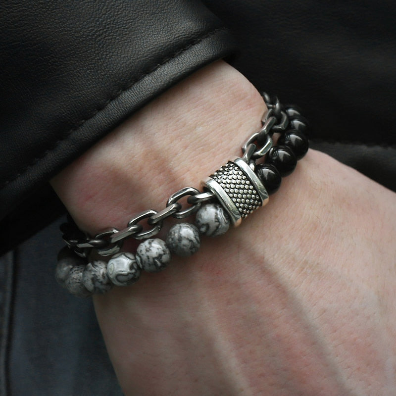 Alphabonix Tiger Eye Bracelet