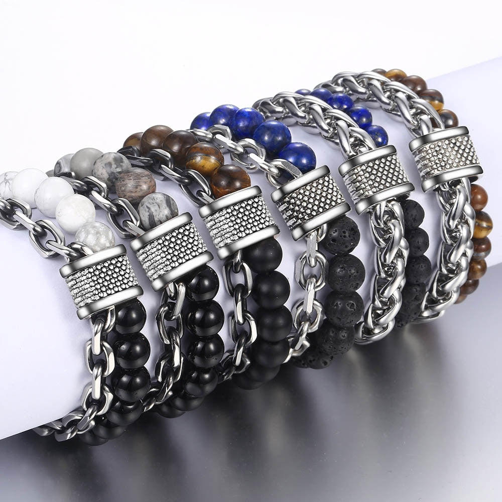 Alphabonix Tiger Eye Bracelet