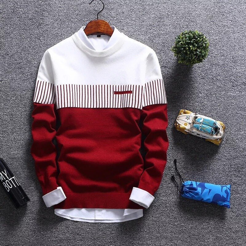 Alphabonix Men's Cotton Sweater Santiago
