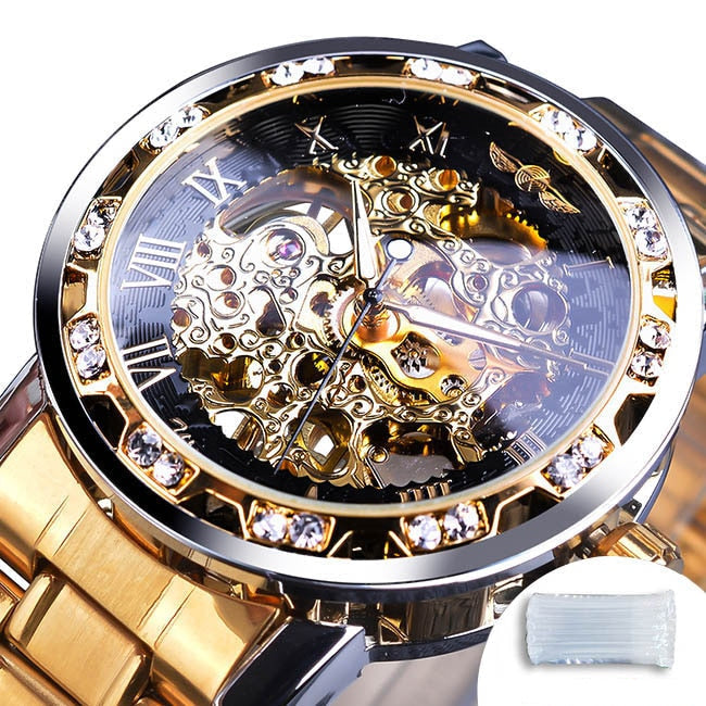 Alphabonix Diamond Luminous Watch