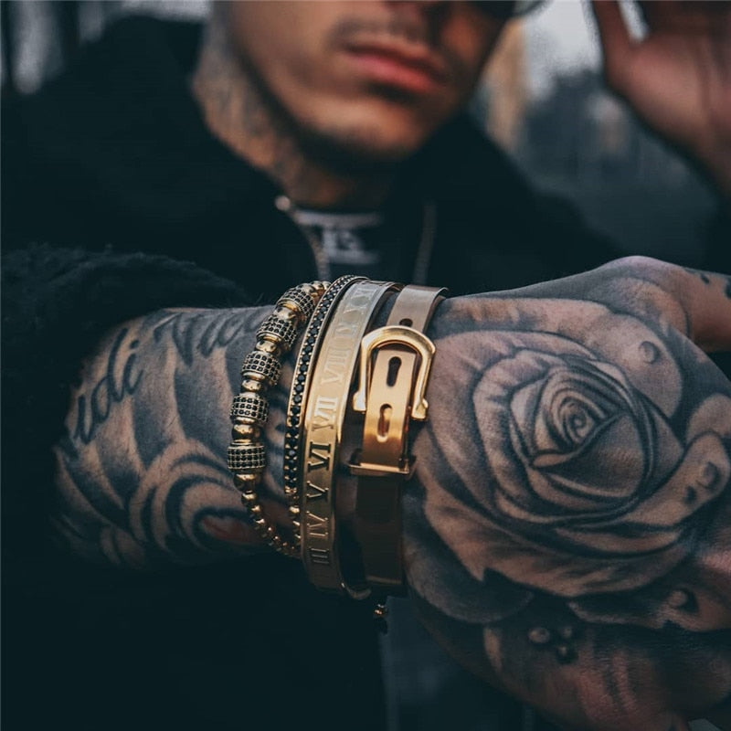 Alphabonix King Caesar Bracelet Kit 4 Pieces