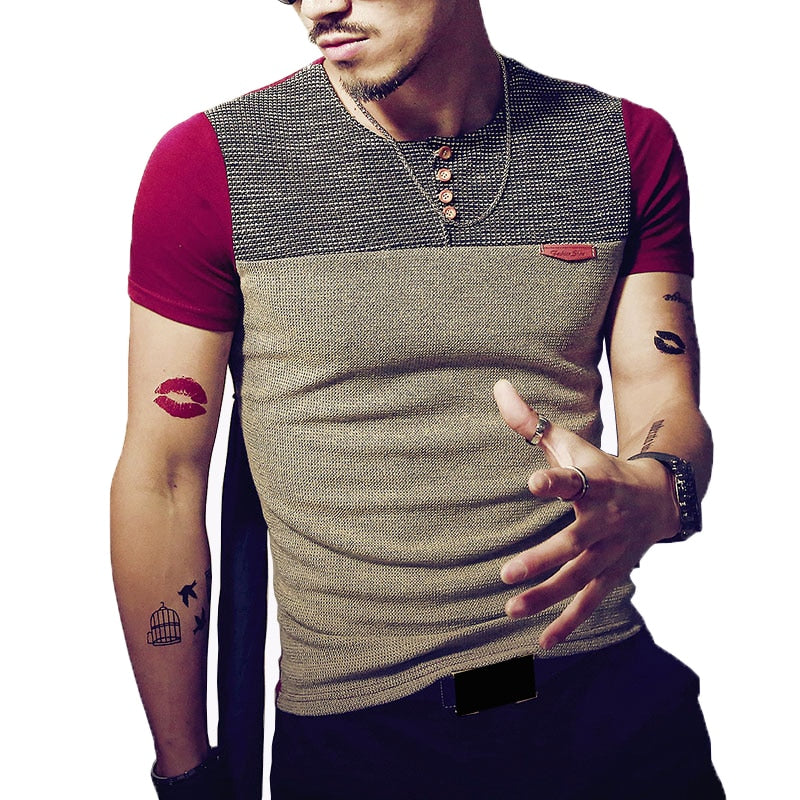 Alphabonix Casual Slim Fit T-Shirt