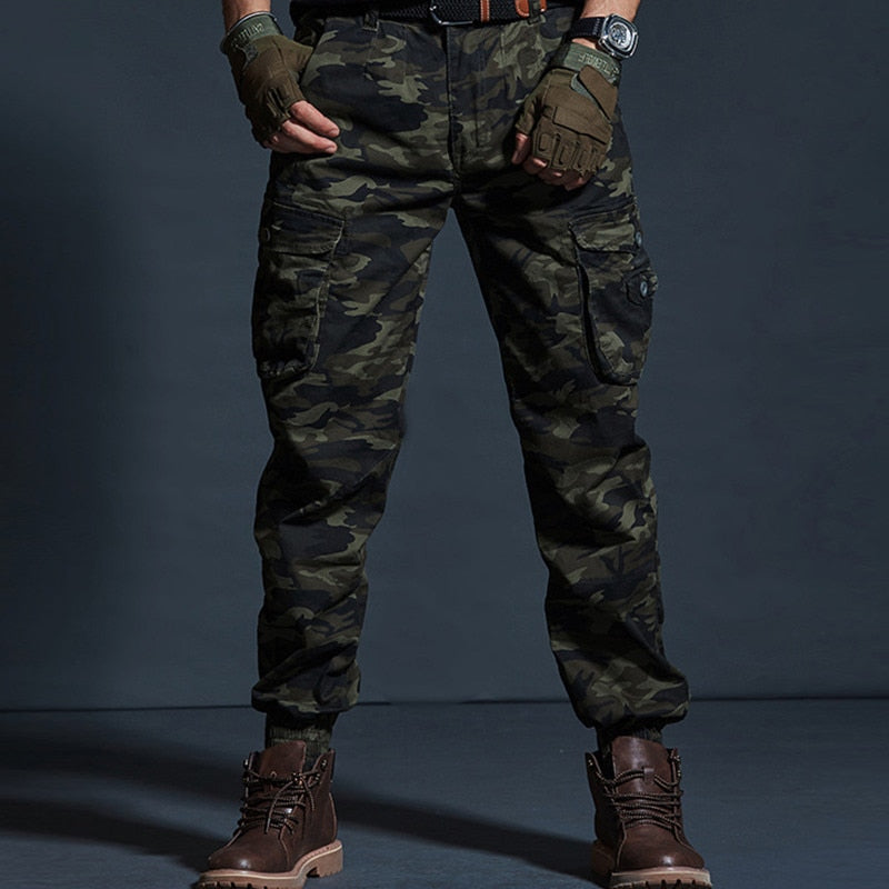 Alphabonix Men's Camouflage Trousers