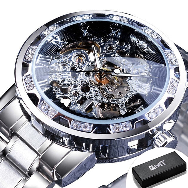 Alphabonix Diamond Luminous Watch