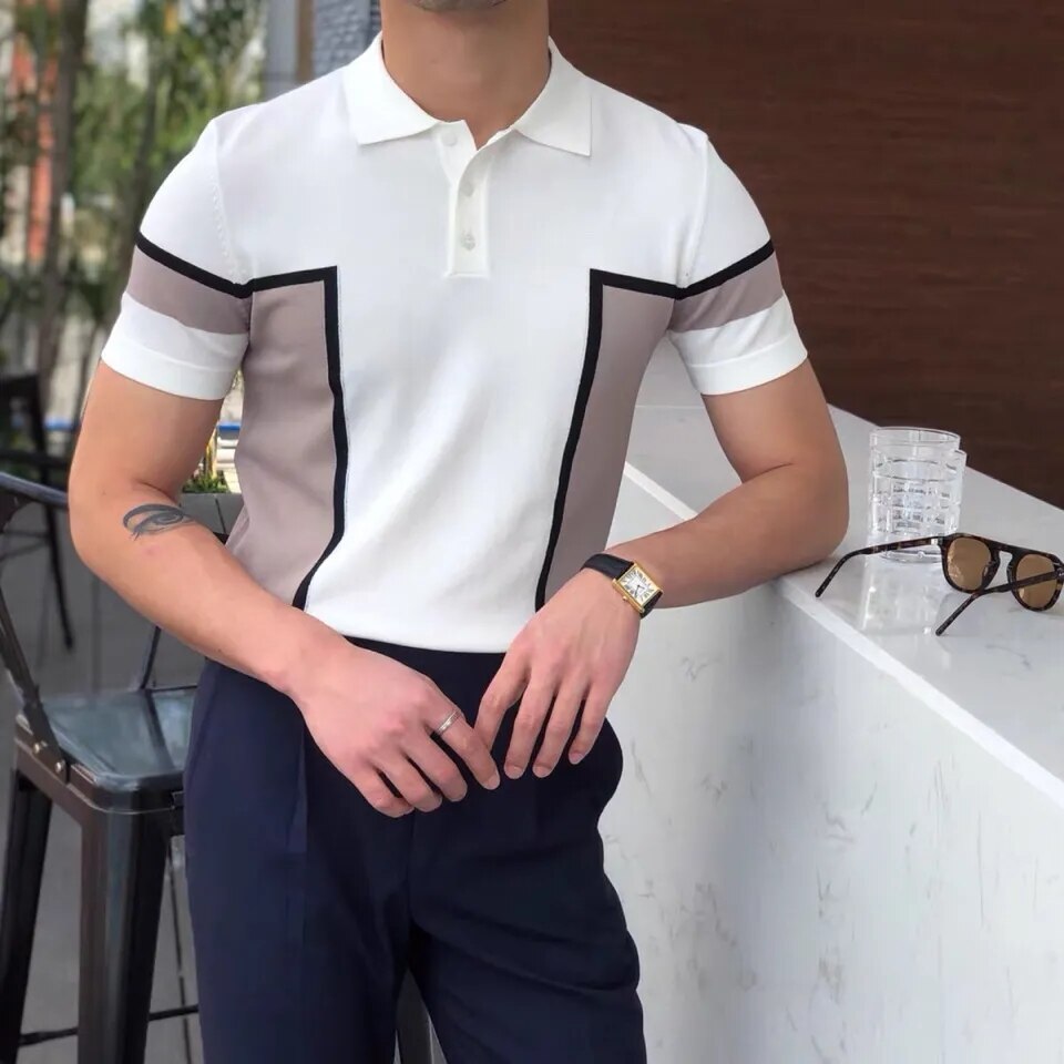 Alphabonix Glouchester Color-Block Polo