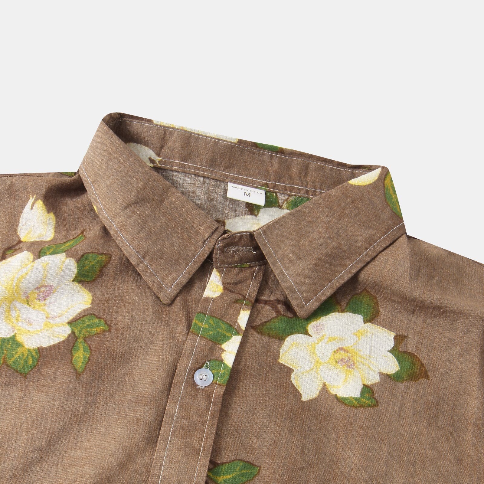 Alphabonix Men’s Flowers Shirt