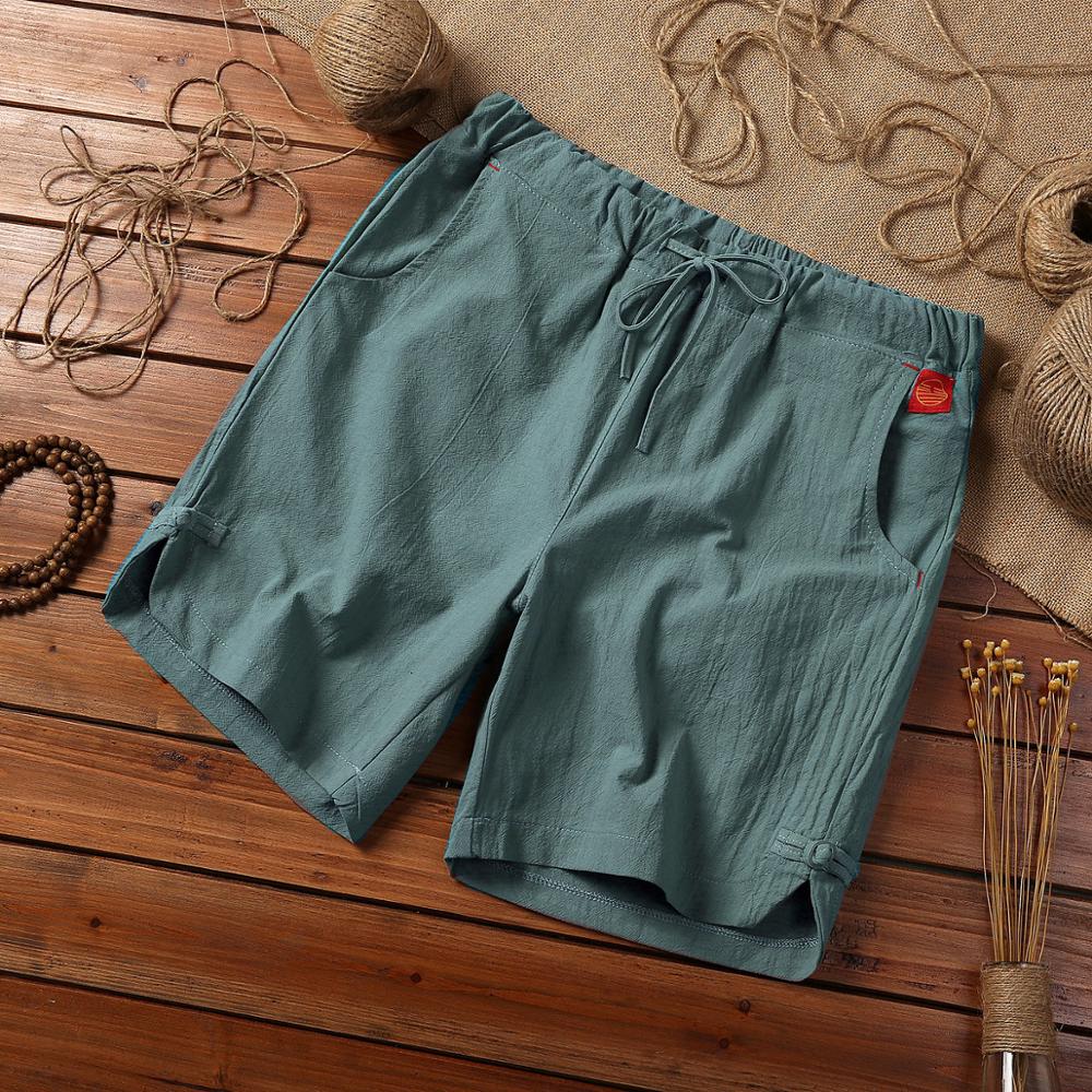 Alphabonix Linen Blend Shorts