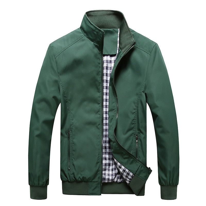 Alphabonix Cotton Blend Zip Jacket