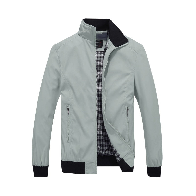 Alphabonix Cotton Blend Zip Jacket