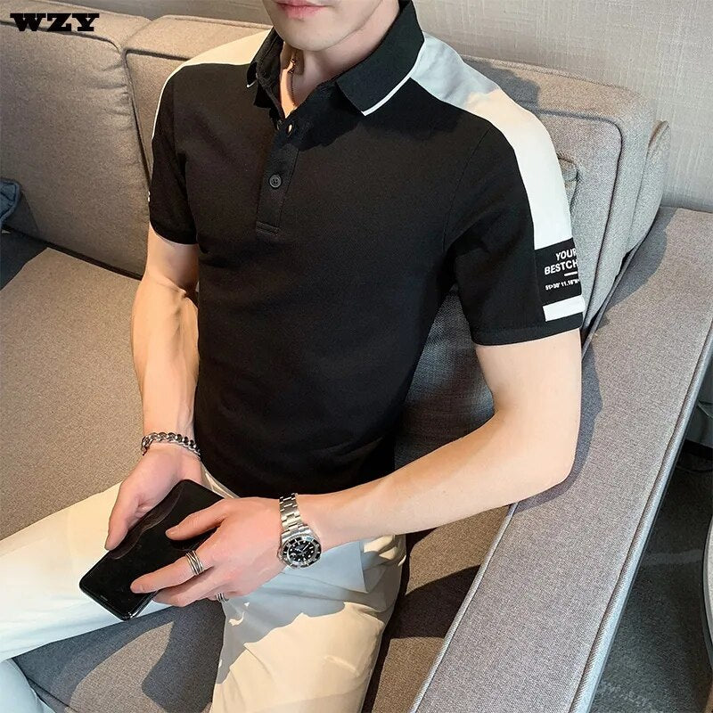 Alphabonix Whitby Color-Block Polo Shirt