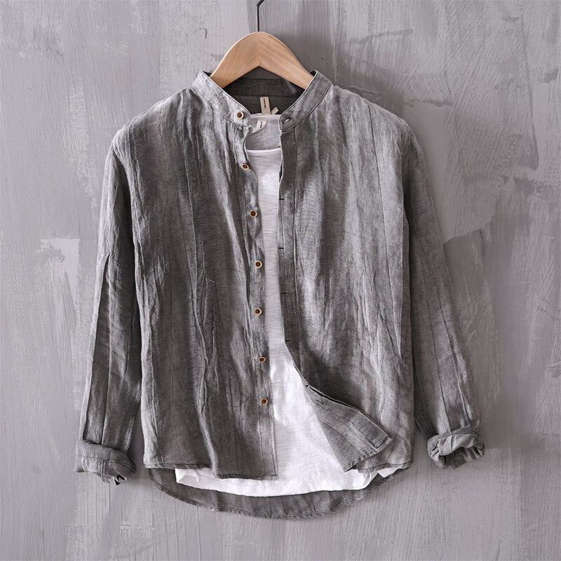 Alphabonix County Linen Blend Shirt