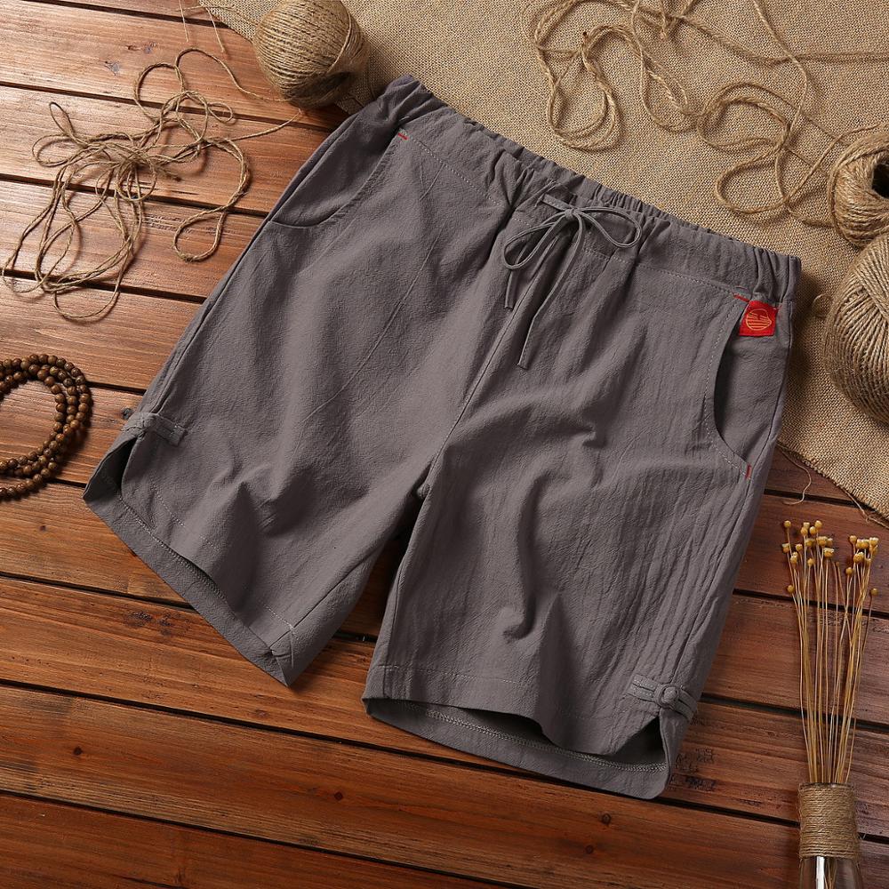Alphabonix Linen Blend Shorts