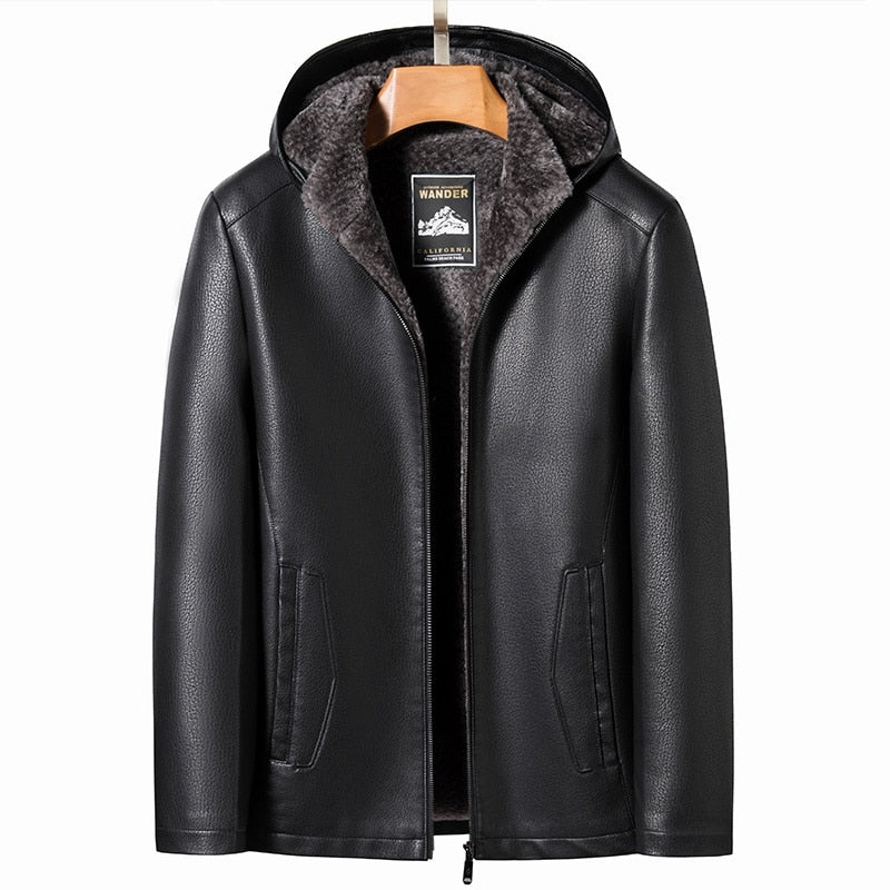 Alphabonix Rockies Leather Jacket