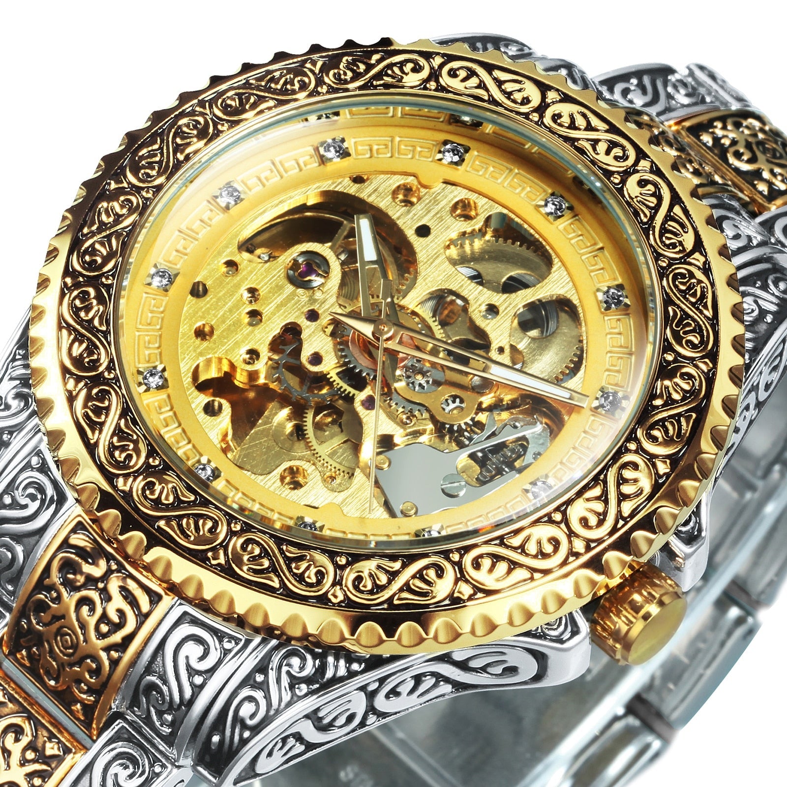 Alphabonix Bonix Goldentrib Watch
