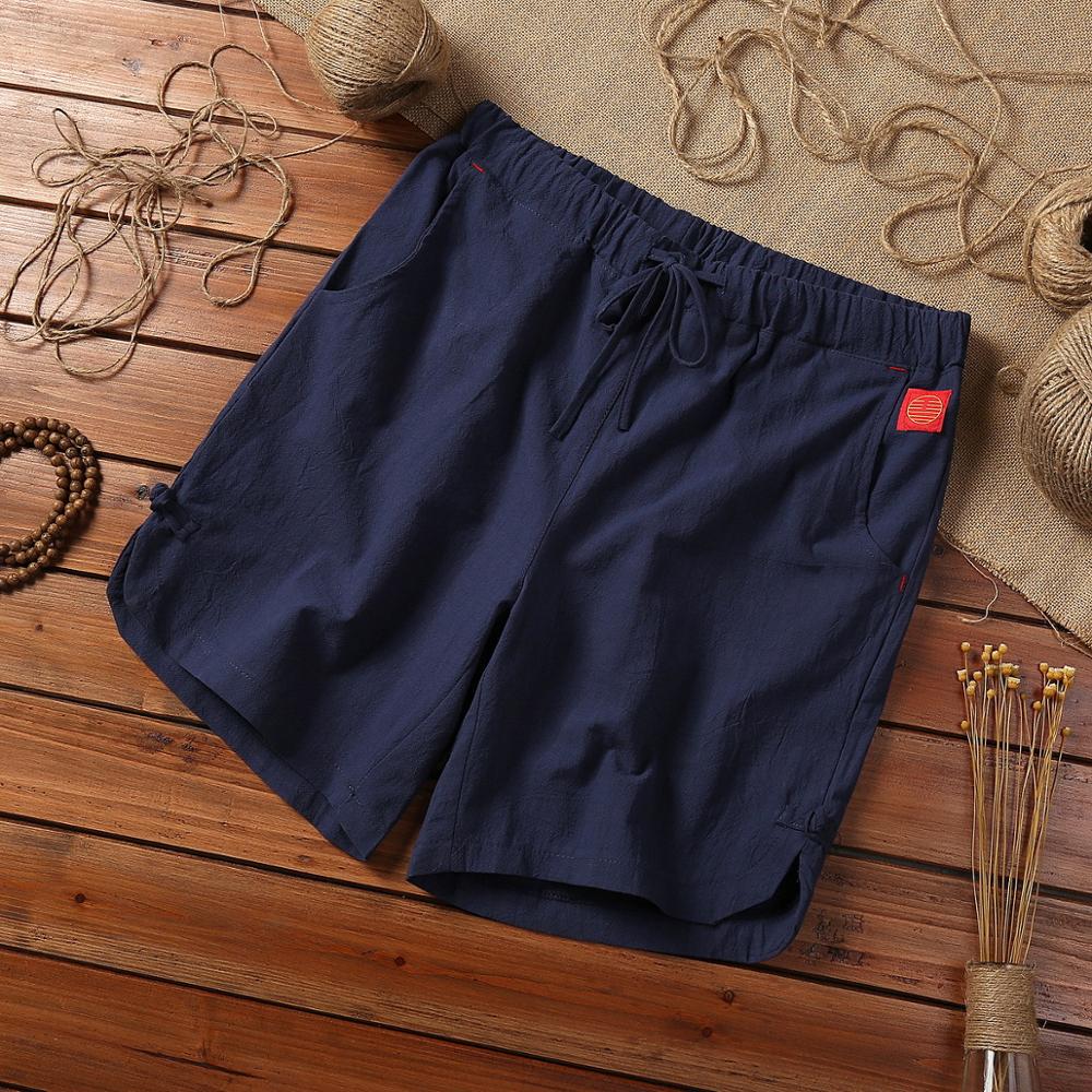 Alphabonix Linen Blend Shorts