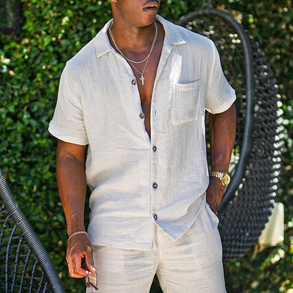 Alphabonix Men’s Romano Linen Set