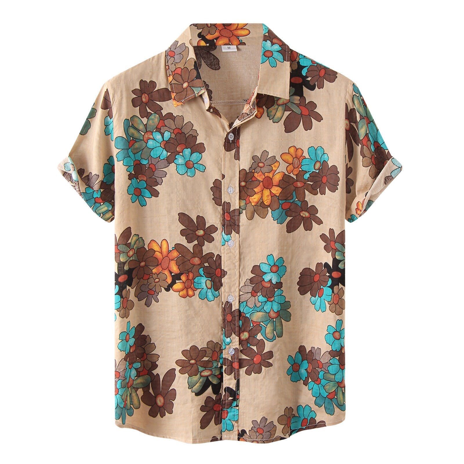 Alphabonix Men’s Flowers Shirt