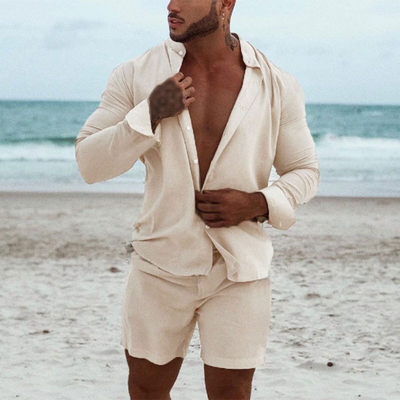 Alphabonix Men’s Benton Linen Set