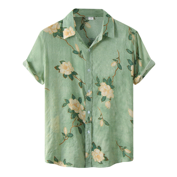 Alphabonix Men’s Flowers Shirt