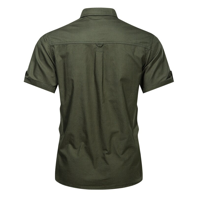 Alphabonix Men’s Off-Road Military Casual Shirt