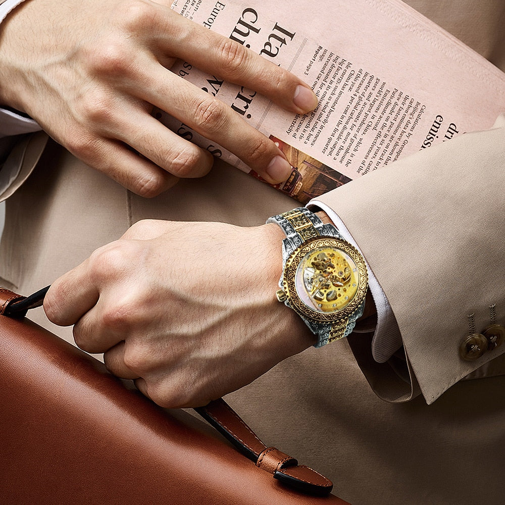 Alphabonix Bonix Goldentrib Watch