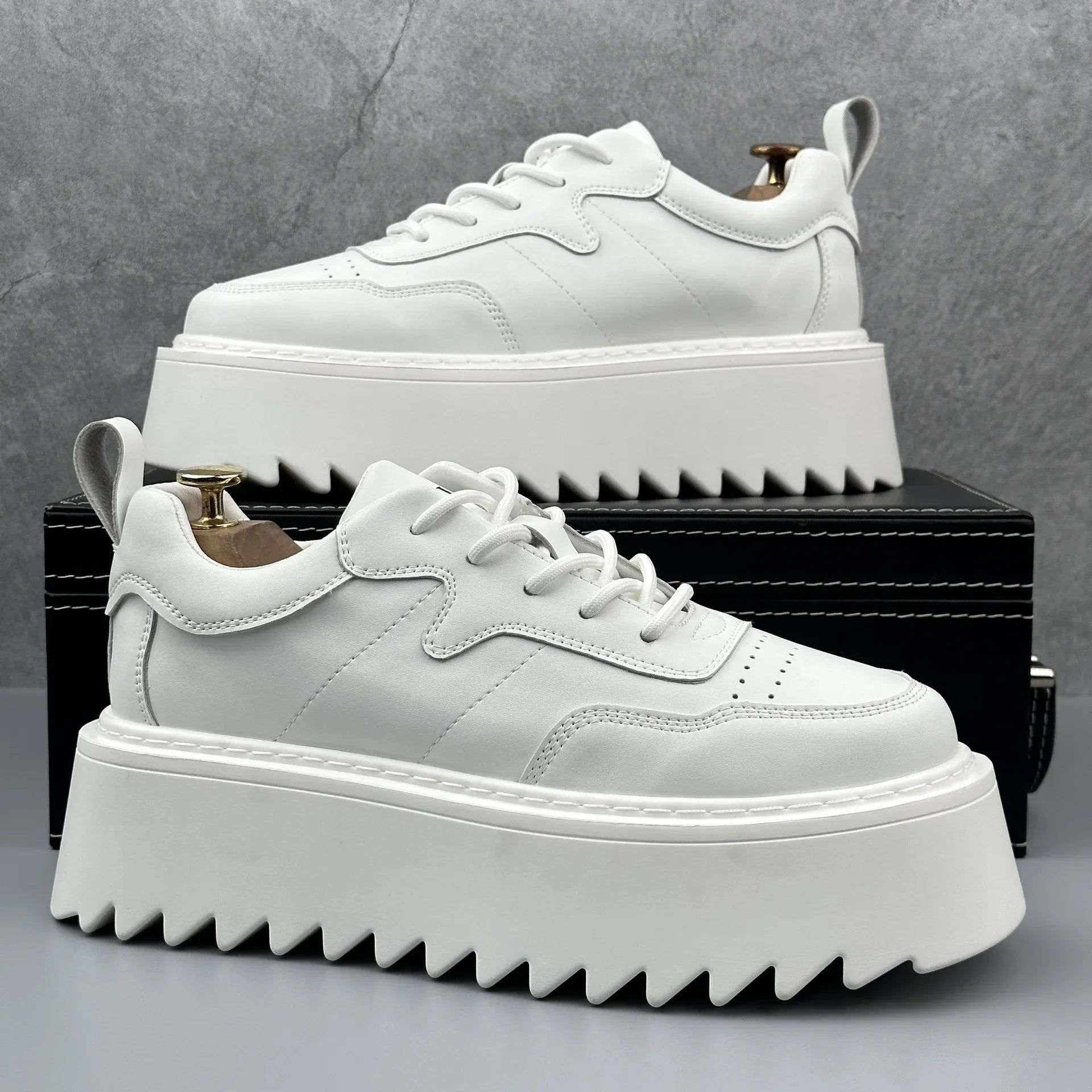 Alphabonix Athens Platform Sneakers