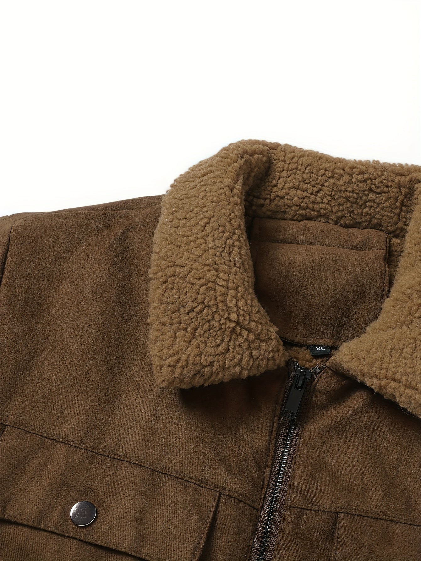 Alphabonix Men's Fleece-Lined Winter Jacket