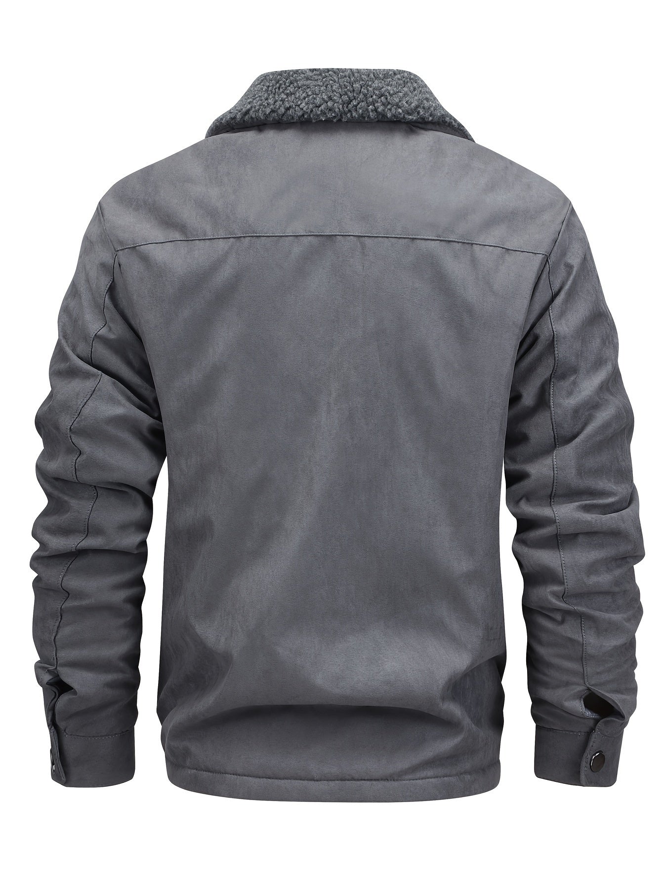Alphabonix Men's Fleece-Lined Winter Jacket
