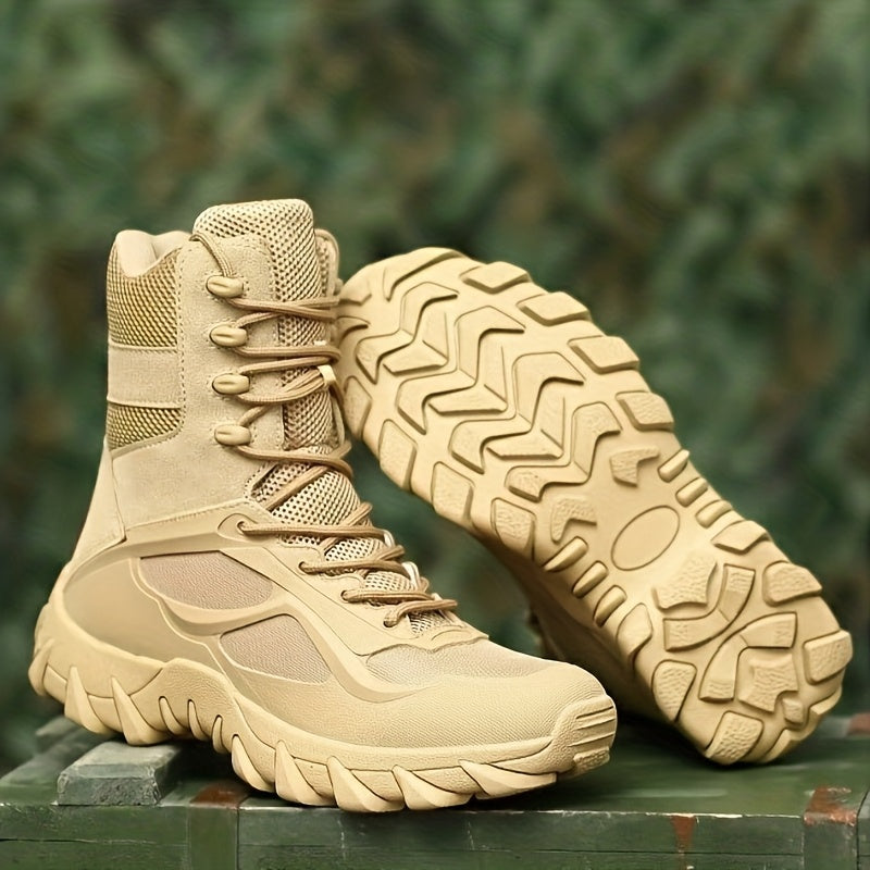 Alphabonix Men’s All-Terrain Hiking Boots – High-Top Outdoor Performance