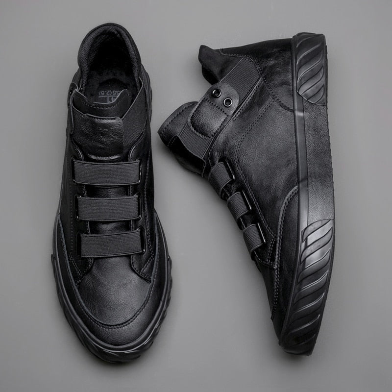Alphabonix Nori — Men's Premium High-Top Velcro Sneaker
