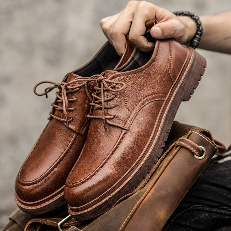 Alphabonix Derby Paris — Men's Premium Leather Derby Shoe