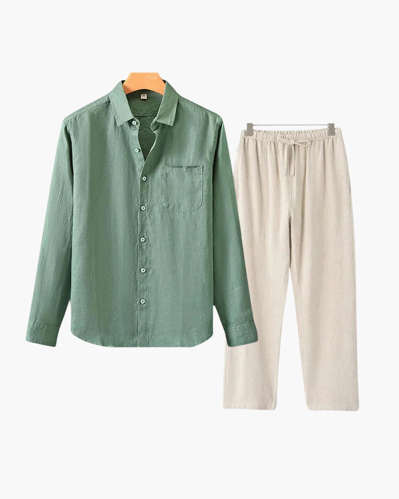 Alphabonix Mykonos Linen Set