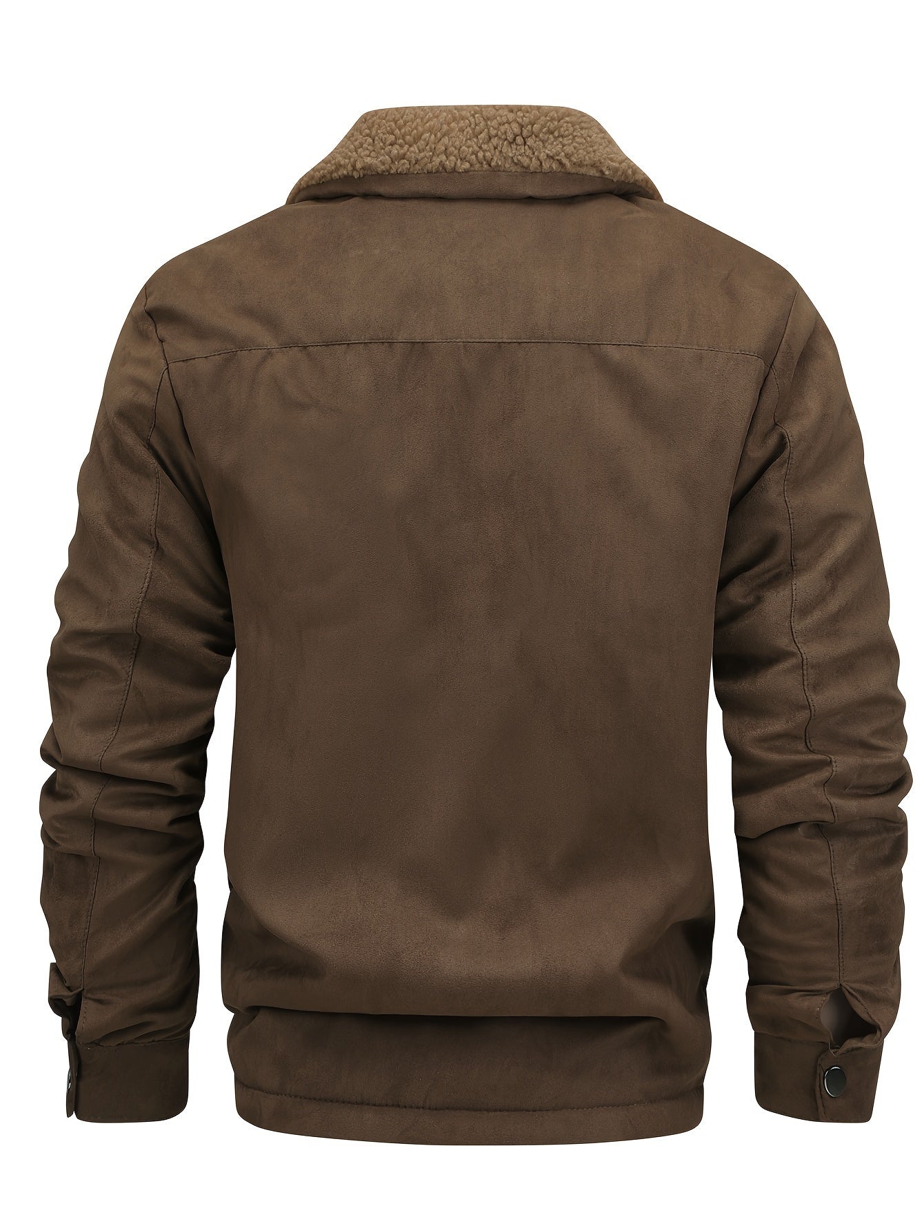 Alphabonix Men's Fleece-Lined Winter Jacket